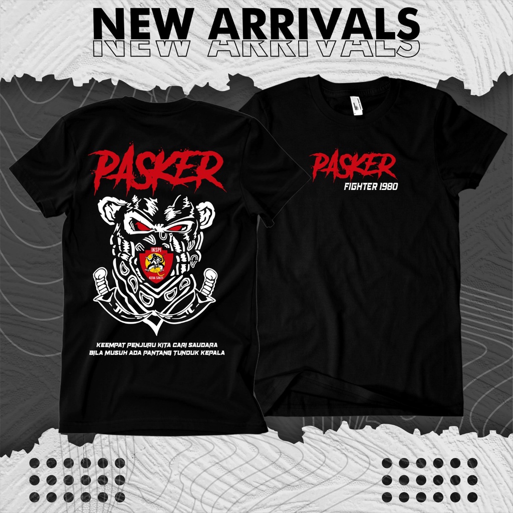 KAOS PASKER FIGHTER 1980 DISTRO TERBARU