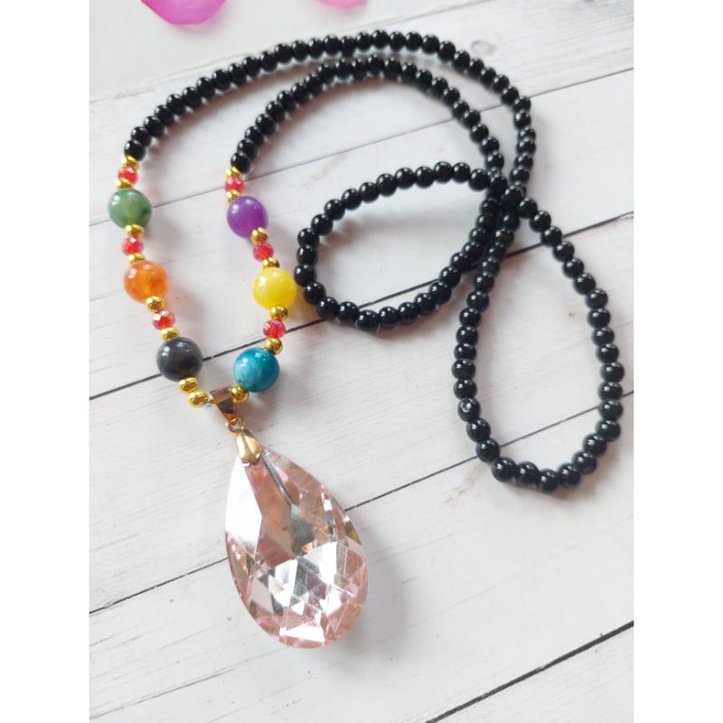 Kalung Import F100 Aksesoris Kalung Perempuan Kalung Hijab Tali Panjang Kalung Pesta