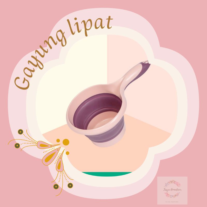 gayung lipat/gayung silicon