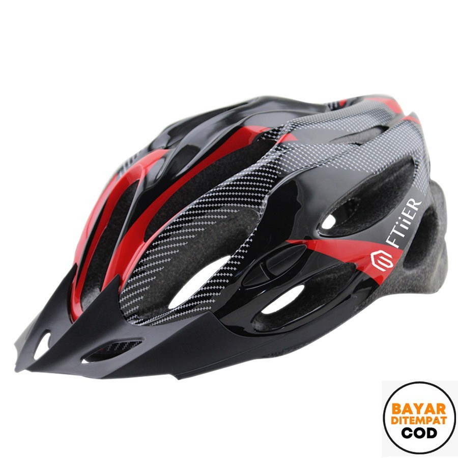 Techdoo Helm Sepeda Road Bike Karbon Dengan Visor Untuk Techdoo Helm Sepeda Road Bike Karbon Dengan Visor Untuk