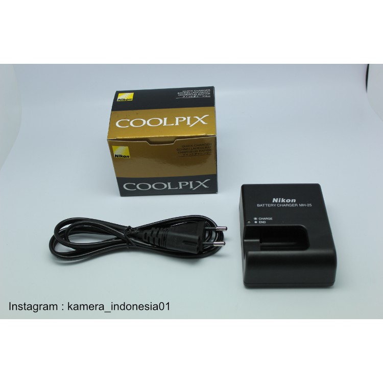 Charger Nikon MH-25 untuk Baterai Nikon EN-EL15 | Shopee