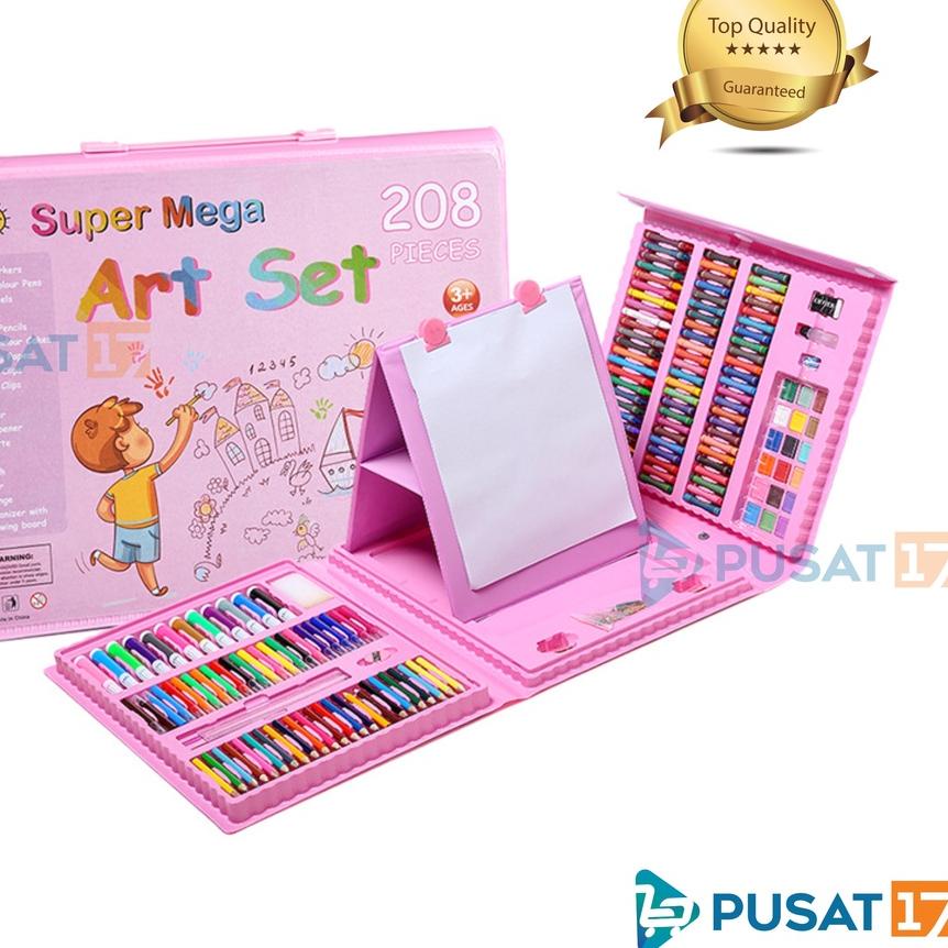 

Barang Baru PUSAT17 ART SET 208 PENSIL WARNA / CRAYON 208PCS PENSIL KRAYON WARNA / ARTSET 208 CRAYON SET BESAR ALAT MELUKIS T5D!!