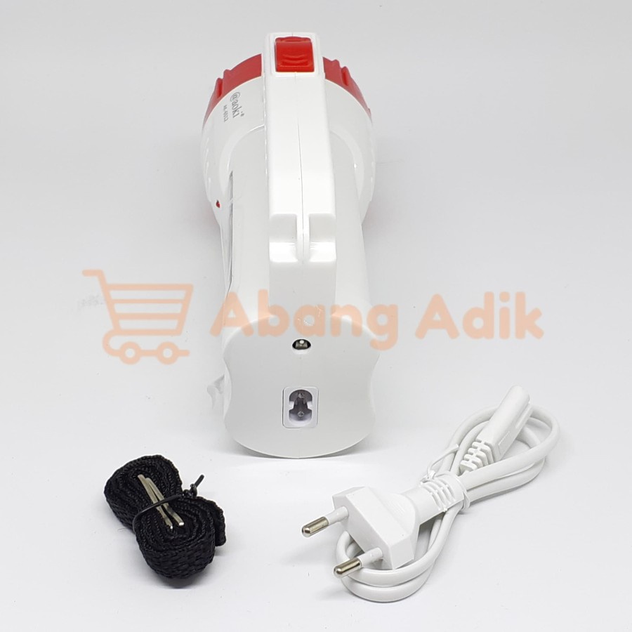 COD SENTER Aoki AK-6512 Senter tangan Sorot LED Lampu Emergency Darurat Cas