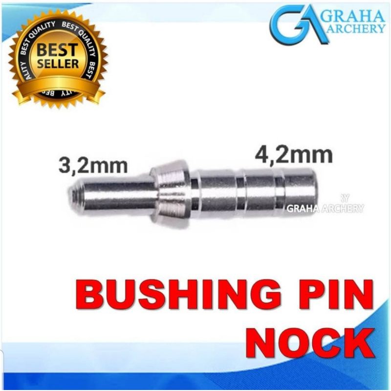 Pin Nock (Bushing) | PIN INSERT ARROW CARBON 4.2 DAN 3.2 MM