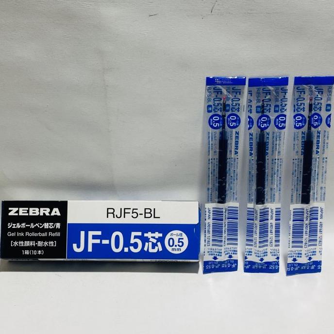 

REFILL PULPEN ZEBRA SARASA CLIP 0,5 MM BIRU / 1 BOX ISI 10 PCS