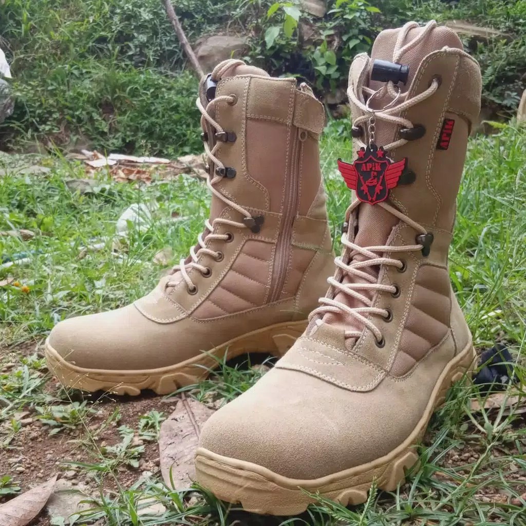 SEPATU PDL DELTA GURUN MERK APIK KULIT SAPI ASLI SEPATU PDL TNI POLRI SECURITY SATPOL PP DINAS PNS