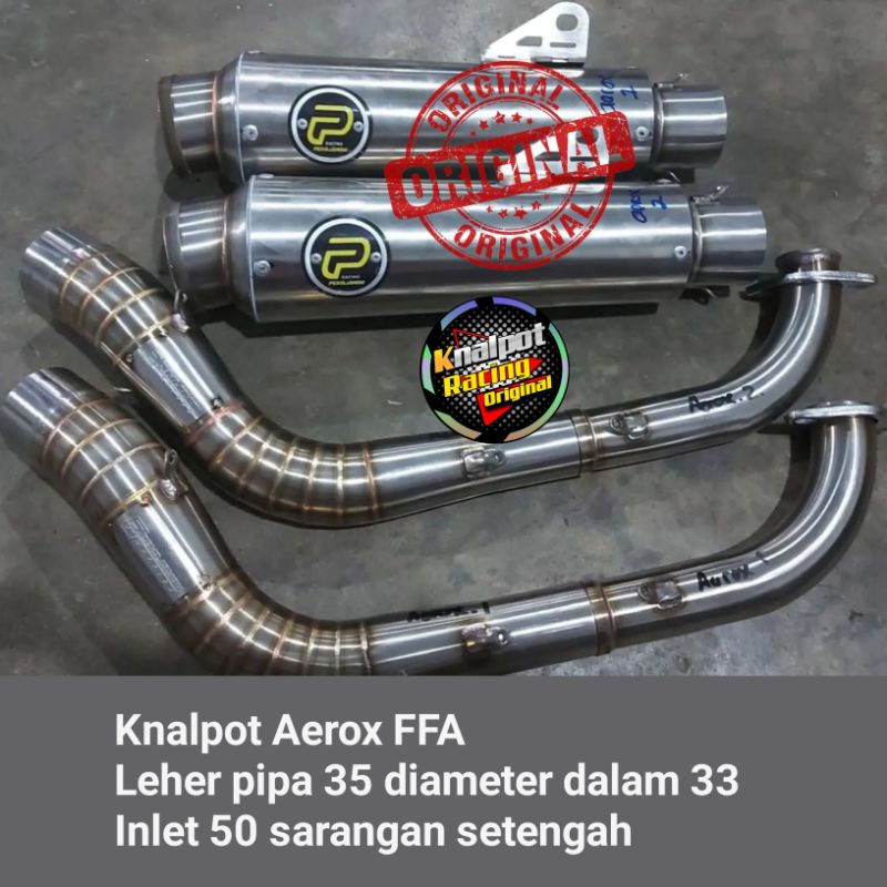 Knalpot Pekajaman Aerox FFA Original Pekajaman Yogyakarta