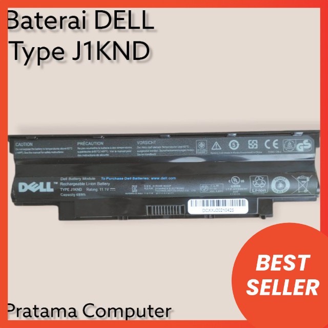 Baterai Laptop Dell Inspiron 13R 14R 17R N3010 N4050 N4010 N7010 Series / J1KND Original