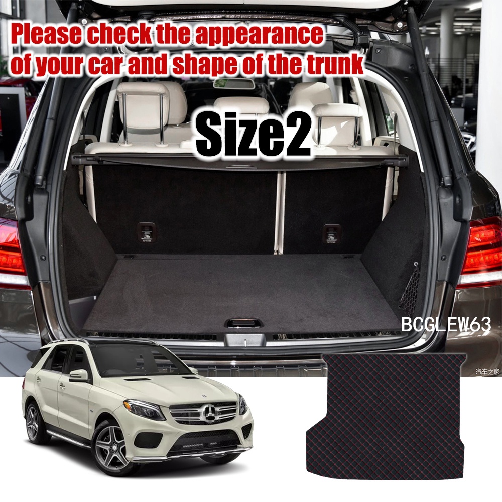 Matras Bagasi Mobil Bahan Kulit Untuk Mercedes Benz GLE Class 2011 2012 2013 2014 2015-2019