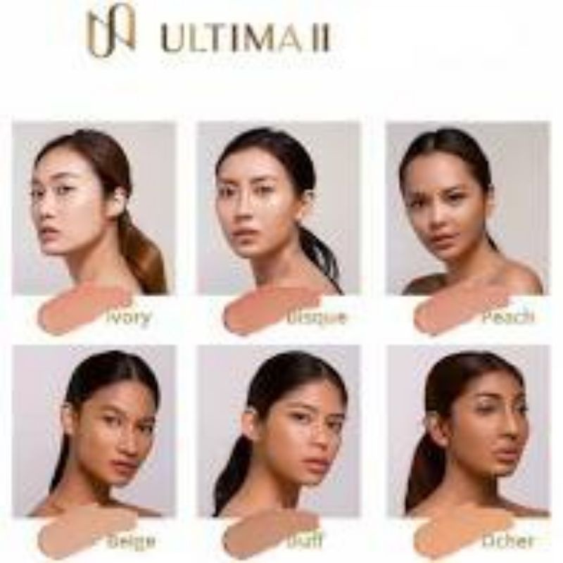 ULTIMA II Bedak Basah  Delicate Creme Powder Makeup Refill 13 gr