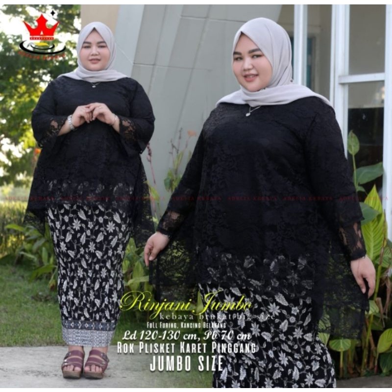 KHUSUS JUMBO~SET KEBAYA BROKAT RINJANI/KEBAYA MODERN/TUNIK BROKAT/KEBAYA JUMBO/KEBAYA PESTA/KEBAYA