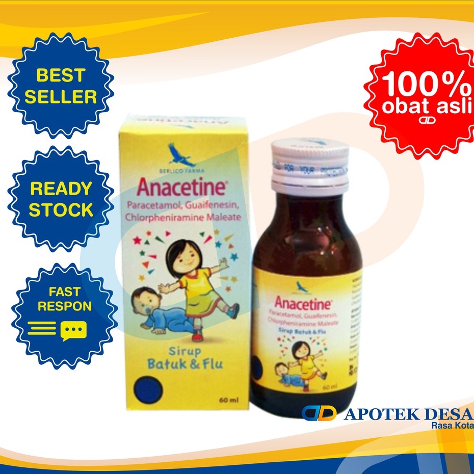 OBAT DEMAM ANAK ANACETINE 60ML