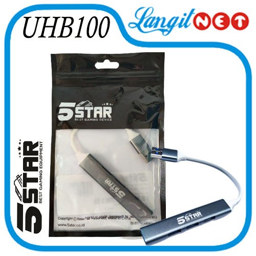 UHB100 5STAR USB3.0 TO USB3.0 x 1 plus USB2.0 x 3