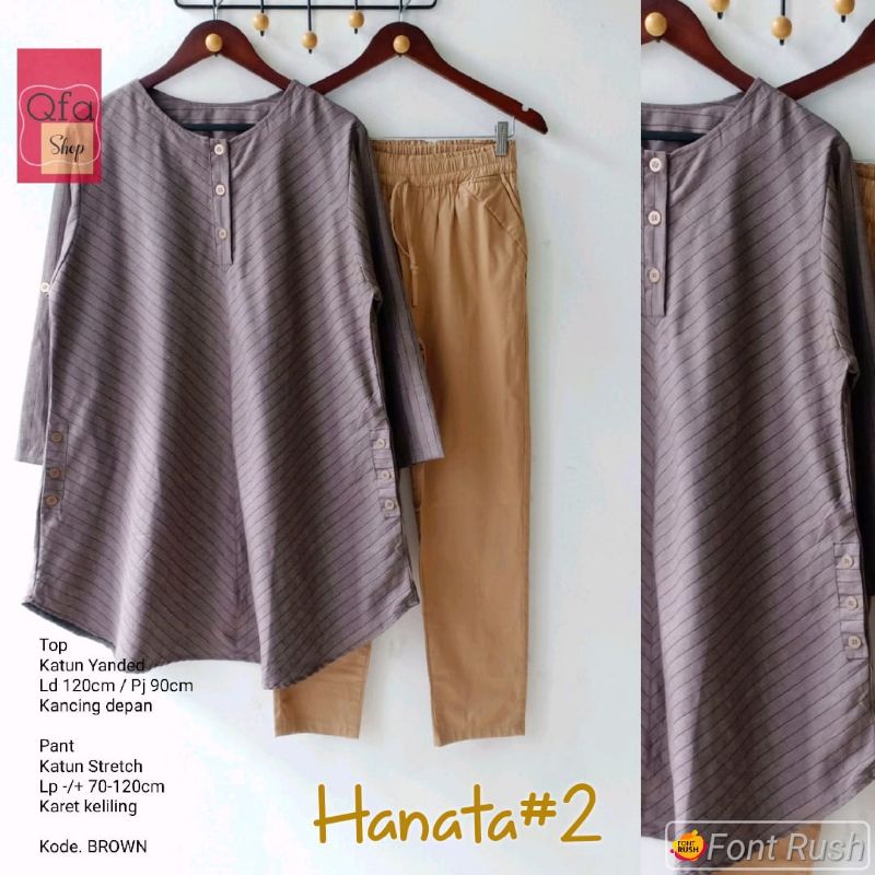 HANATA#2 SET SETELAN BAJU KERJA WANITA /KANTOR