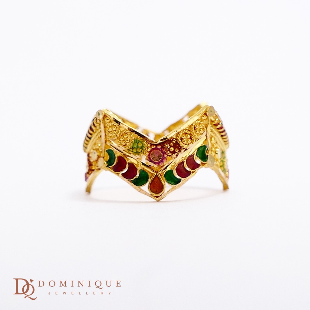 

Dominique Jewellery-Cincin Dubai Standar Internasional 91,6% DQC 1815