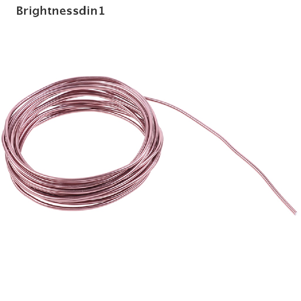 (Brightnessdin1) Kawat Bahan Aluminum Anodized Total 16.5ft Warna Coklat Untuk Latihan