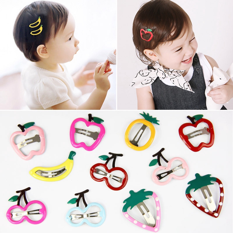 Korean Girl Cute BB Clip Hair Clip Strawberry Bangs Clip Children Hair Clip Hair Accessories