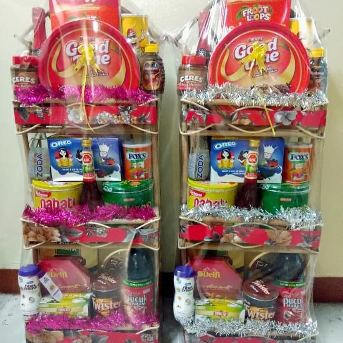 

Jual parcel / Parsel / Hampers Lebaran 2019 (isi 19 Item)