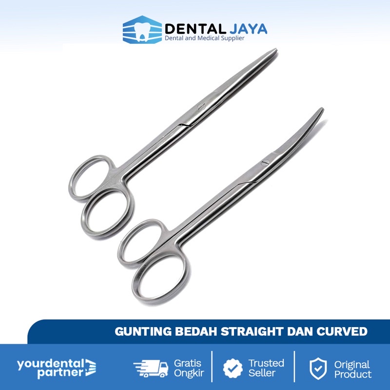 

Gunting Bedah | Dental Scissor - DENTAL JAYA