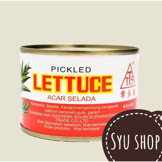 

Caisim kaleng lettuce pickled acar sawi 182 gr