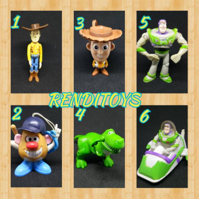 Mainan Action Figure Toy Story Action Figure Woody Mainan Bass Action Figure Toy Story Happy Meal