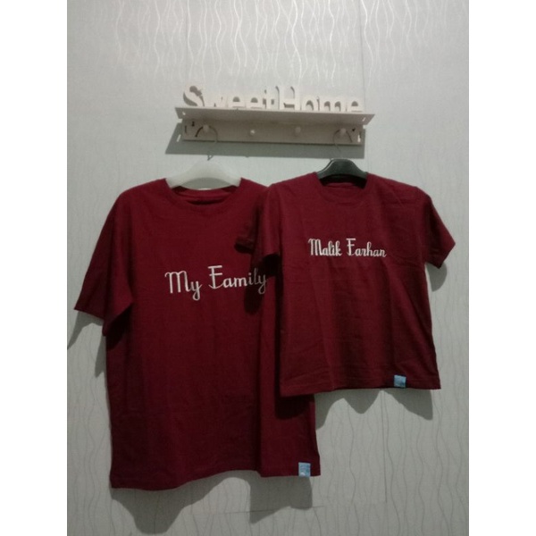 BAJU NAMA KHUSUS RESELLER MIN ORDER 6 PCS