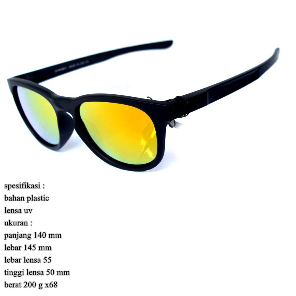 kacamata pria sunglasses currency sport merah