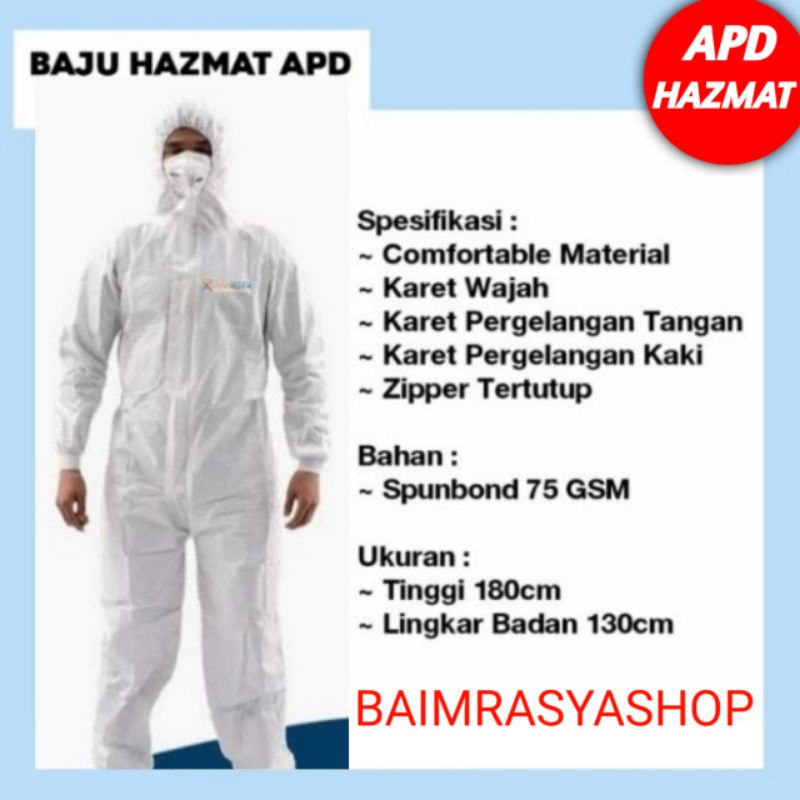 APD HAZMAT SPOUNBOUND 75 GSM