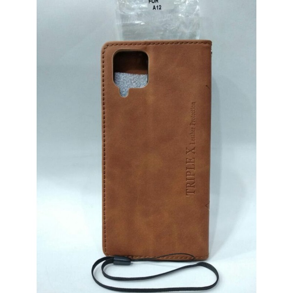 SAMSUNG A12 FLIP COVER MAGNETIK