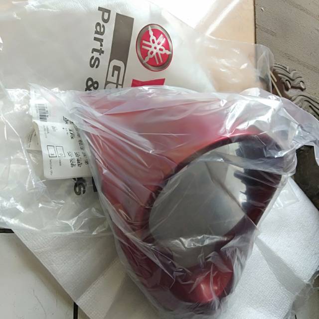 Cover lampu fino karbu maron