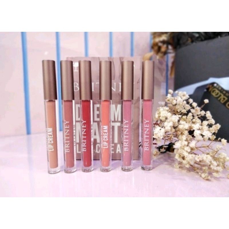 Lip Cream Purbasari Britney Dreamy Matte