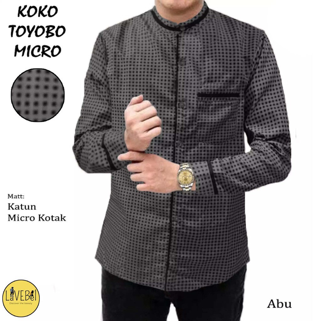 LVB Baju Koko TOYOBO MICRO /Kemeja Pria Lengan Panjang/Baju Muslimin/22545 22547 22549 22551