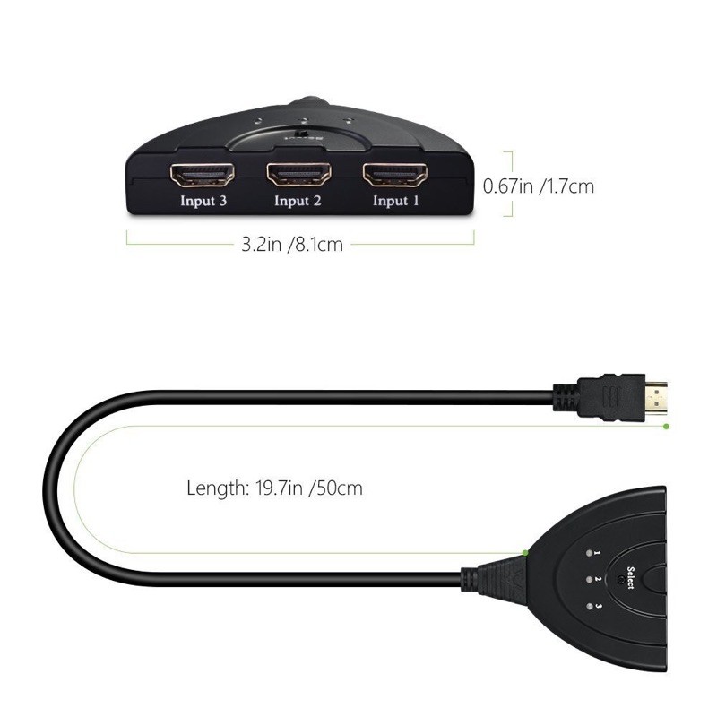 SWITCH HDMI 3 PORT-HDMI SWITCHER