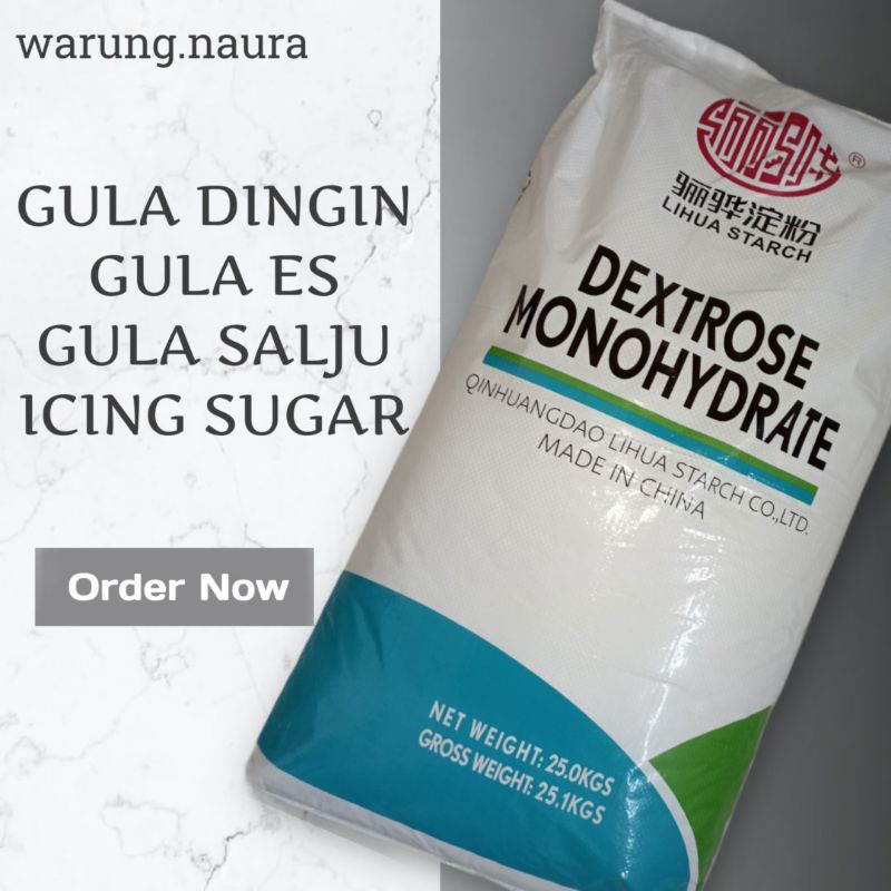 

Dextrose Monohydrate 1 Kg / Gula Donat / Gula Dingin / Gula Salju