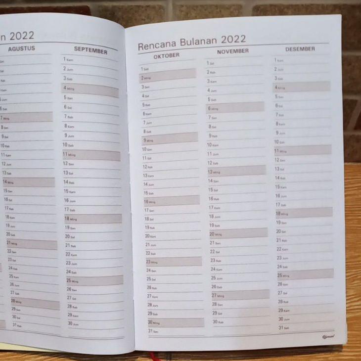 

♥FRESH♥ agenda deluxe 2022 kertas hvs putih