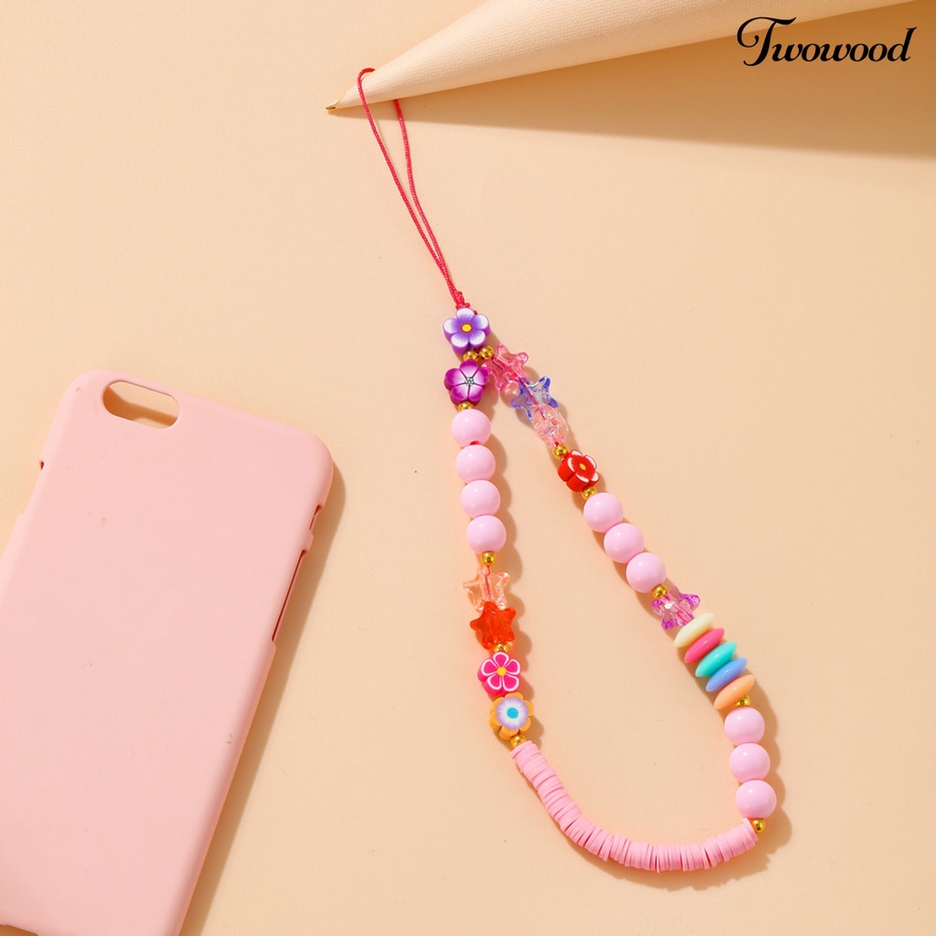 Twowood Tali Lanyard Handphone Handmade Anti Hilang Warna-Warni