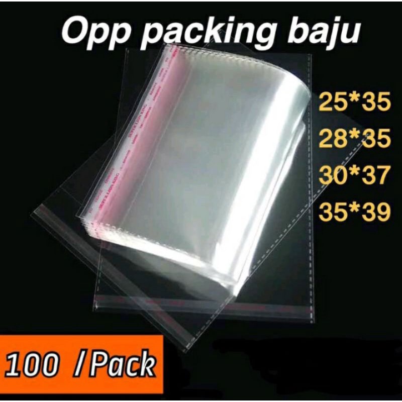 PLASTIK OPP 28X35