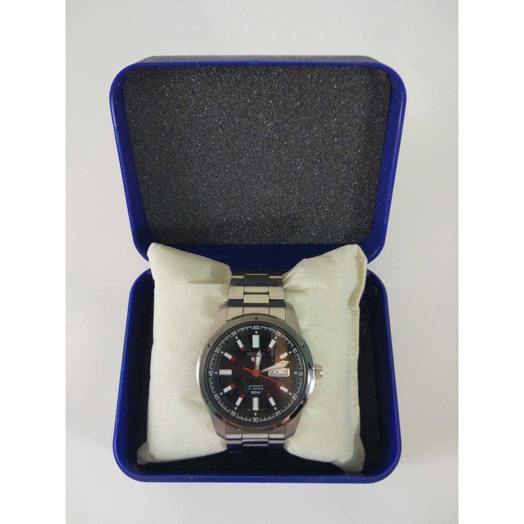 Jam Tangan SEIKO 5 Automatic 21 Jewels 50M 7S26-04A0