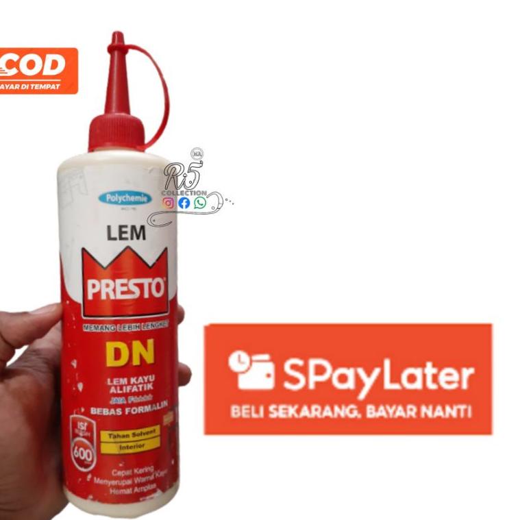 

(Z9Q5) ✔ LEM KAYU PUTIH ALIFATIK DN PRESTO BOTOL 600 GRAM //Banyak@peminat