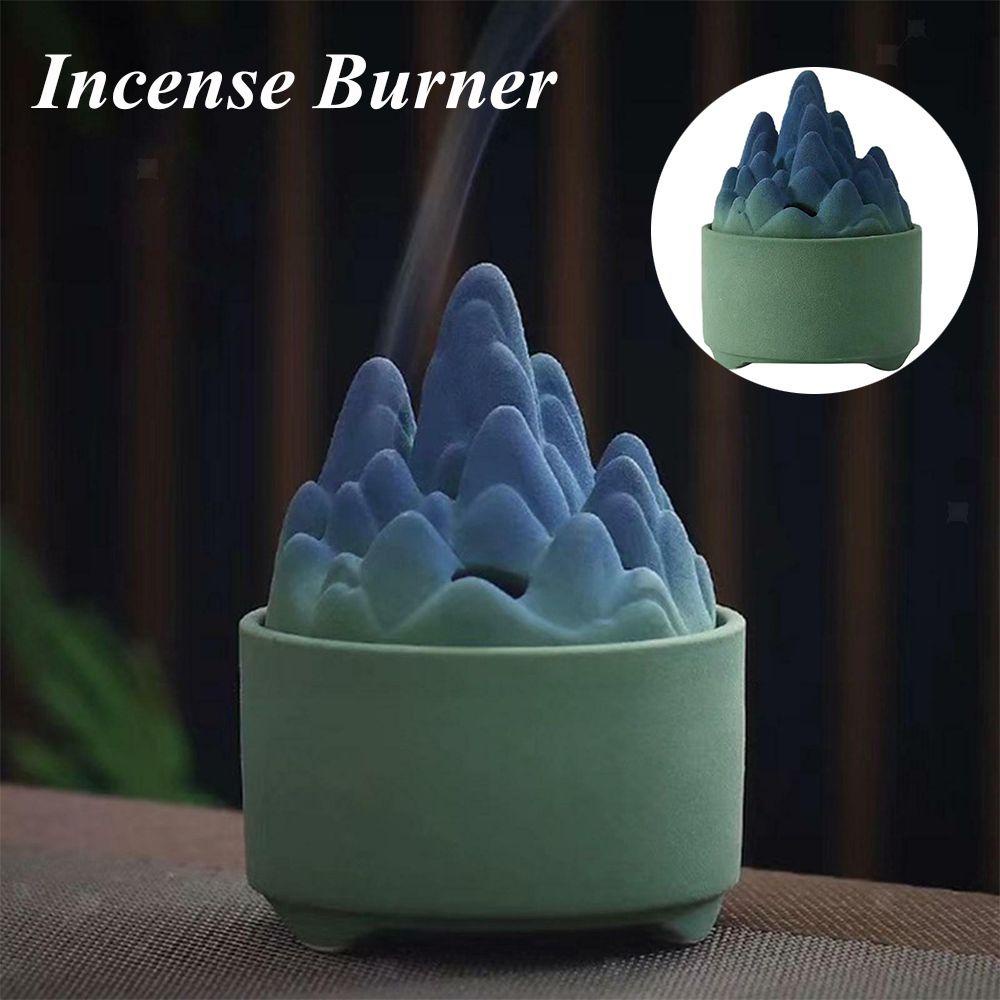 R-flower Incense Burner Keramik Meditasi Unik Tungku Aromaterapi