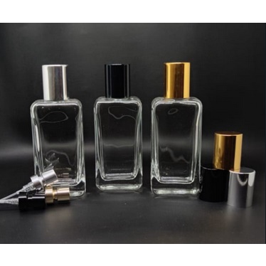 Botol Parfum V32640 50ml pump press + tutup per pcs