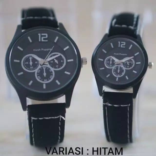 JAM TANGAN COUPLE HUSH PUPPIES SUDAH SEPASANG