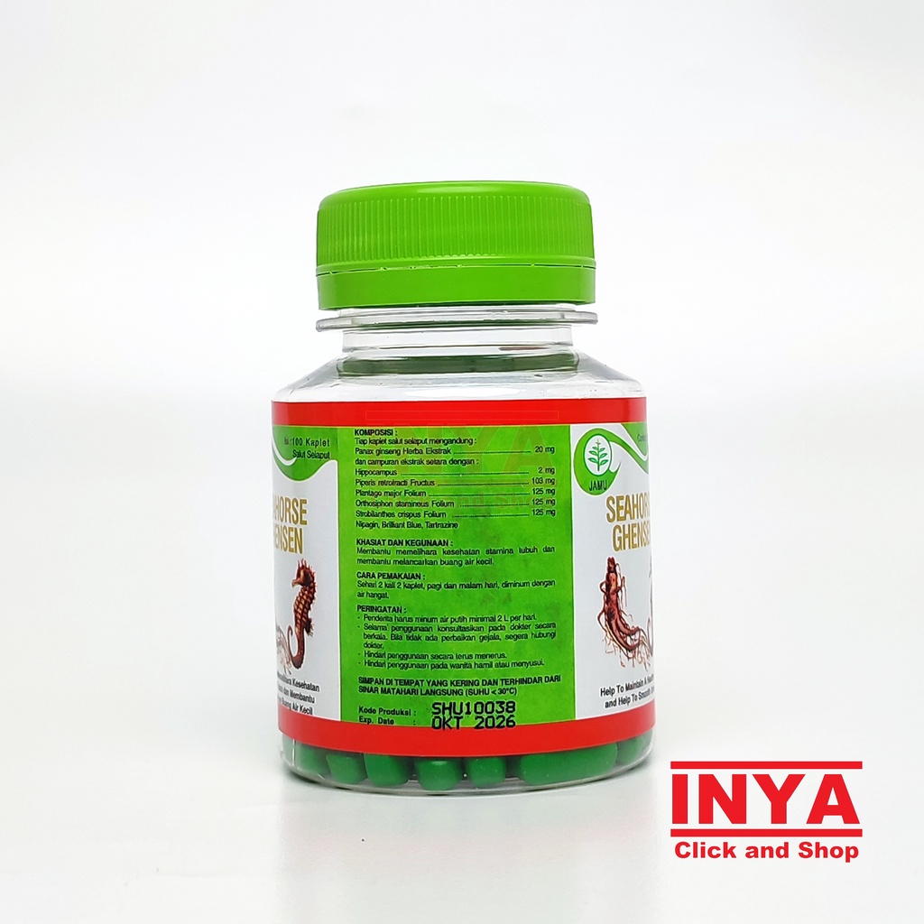 SEAHORSE GHENSEN 100 Kaplet - Jamu