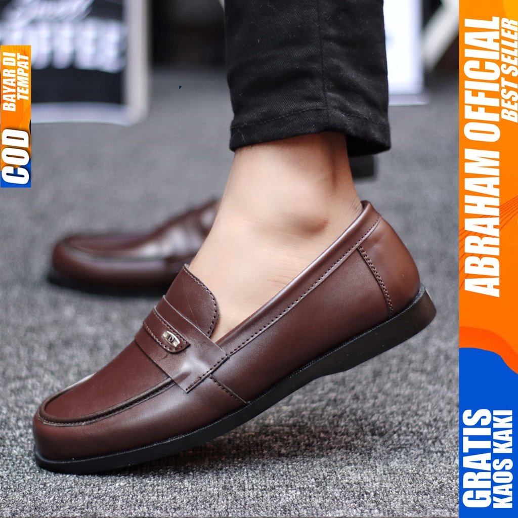 Abraham Dts - Sepatu Formal Pria Casual Pantofel