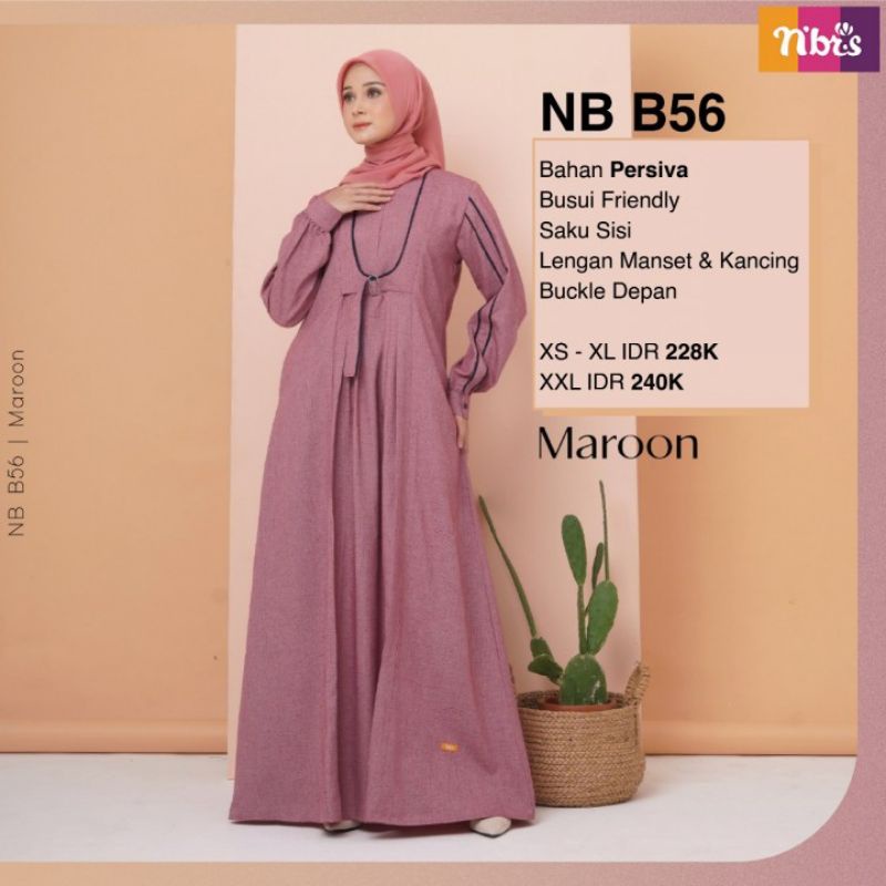 Gamis Nibras kode NB B56