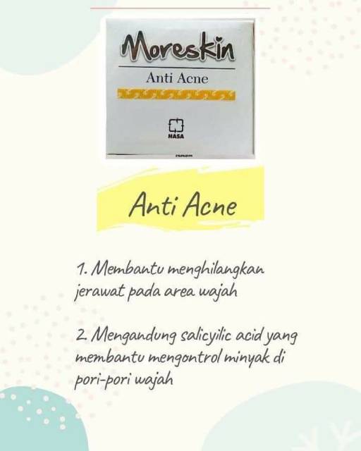 Obat Jerawat Alami Obat Jerawat Ampuh Moreskin Anti Acne