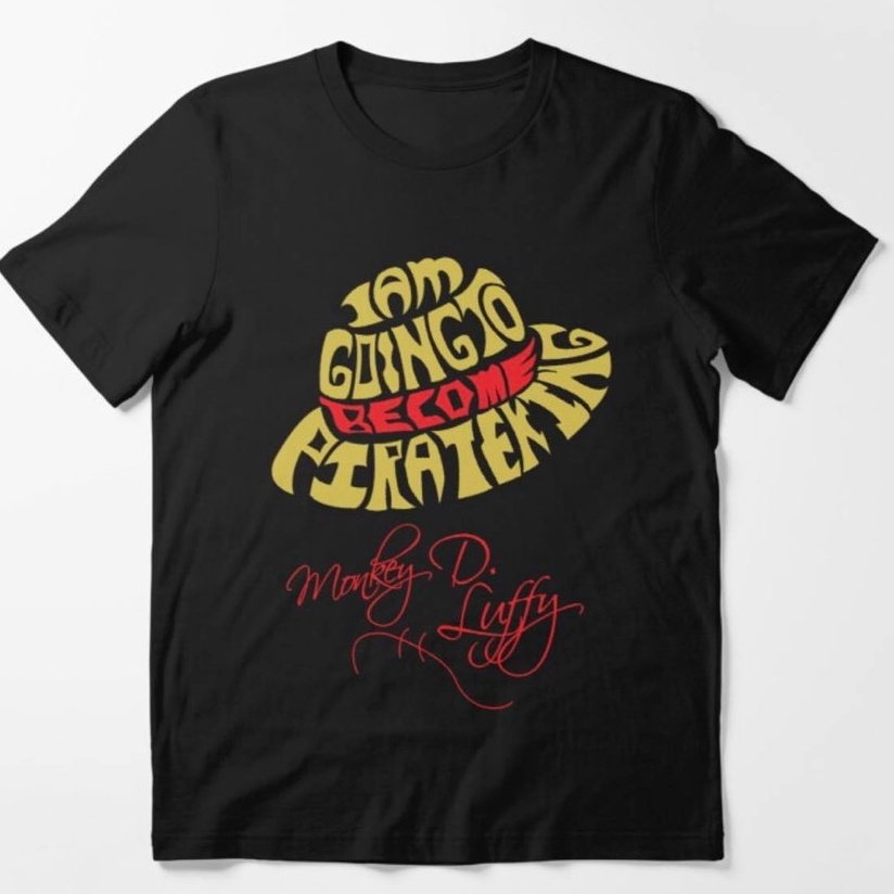 Tshirt Pirate King Sign Typo Monkey D Luffy Onepiece