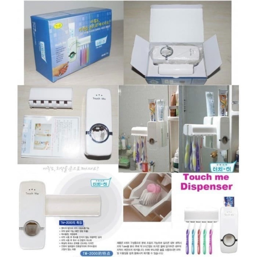 Dispenser Odol Tempat Sikat Gigi Set ToothBrush Holder Toothpaste