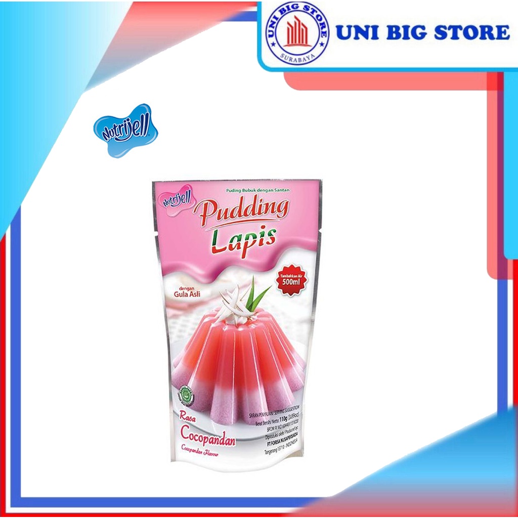 

Nutrijell Pudding Lapis Cocopandan 110 gr