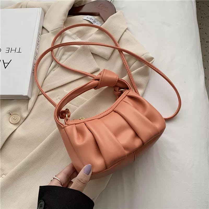 [COD] Tas Selempang Wanita Mini Kekinian Style Korea Slingbag Kulit Sintetis Terbaru 2023